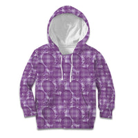 Poni Hawaii Breadfruit Palaka Motifs Kid Hoodie LT14 Hoodie Purple - Polynesian Pride