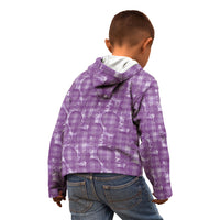 Poni Hawaii Breadfruit Palaka Motifs Kid Hoodie LT14 - Polynesian Pride