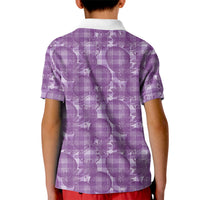 Poni Hawaii Breadfruit Palaka Motifs Kid Polo Shirt LT14 - Polynesian Pride