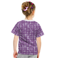Poni Hawaii Breadfruit Palaka Motifs Kid T Shirt LT14 - Polynesian Pride