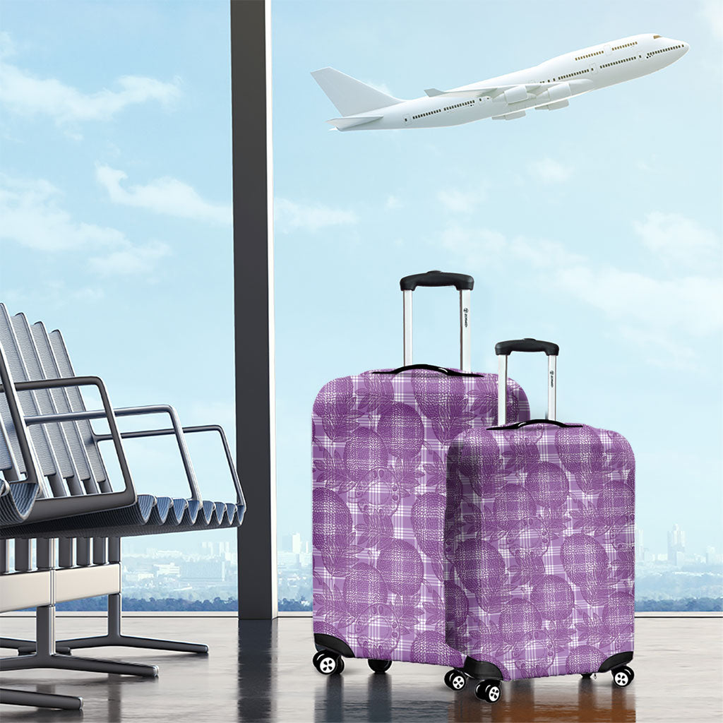 Poni Hawaii Breadfruit Palaka Motifs Luggage Cover LT14 - Polynesian Pride