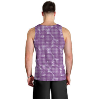 Poni Hawaii Breadfruit Palaka Motifs Men Tank Top LT14 - Polynesian Pride