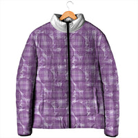 Poni Hawaii Breadfruit Palaka Motifs Padded Jacket LT14 - Polynesian Pride