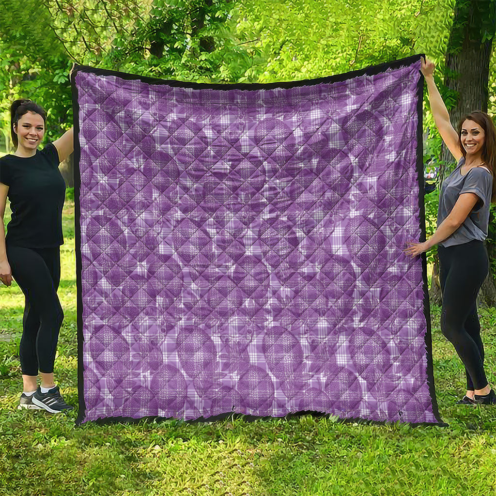 Poni Hawaii Breadfruit Palaka Motifs Quilt LT14 - Polynesian Pride