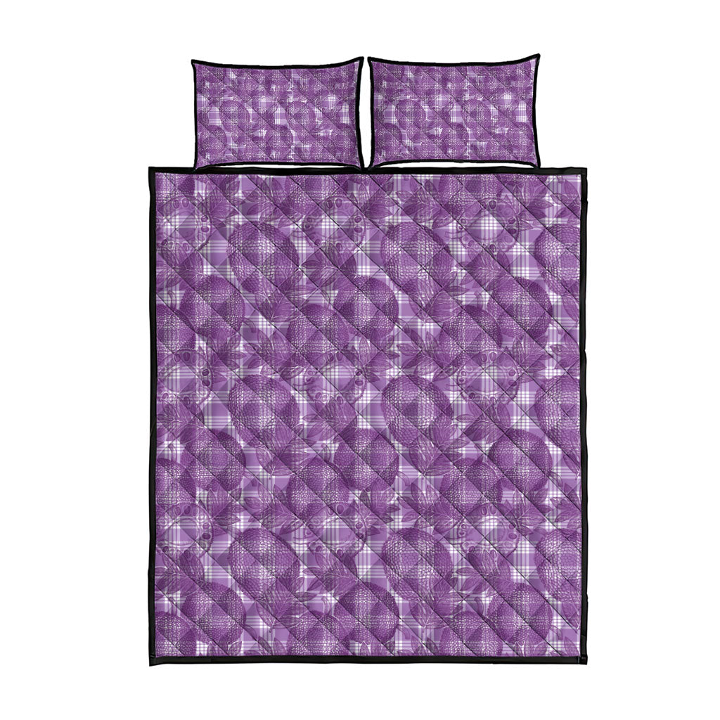 Poni Hawaii Breadfruit Palaka Motifs Quilt Bed Set LT14 - Polynesian Pride