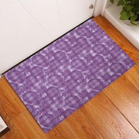 Poni Hawaii Breadfruit Palaka Motifs Rubber Doormat LT14 - Polynesian Pride
