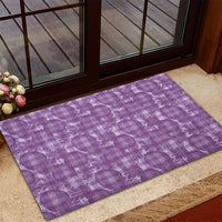 Poni Hawaii Breadfruit Palaka Motifs Rubber Doormat LT14 - Polynesian Pride