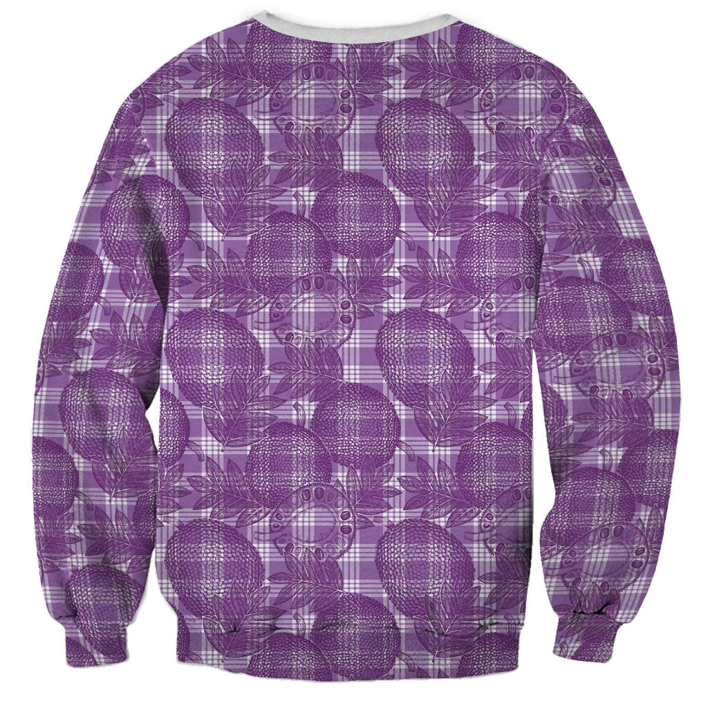 Poni Hawaii Breadfruit Palaka Motifs Sweatshirt LT14 - Polynesian Pride