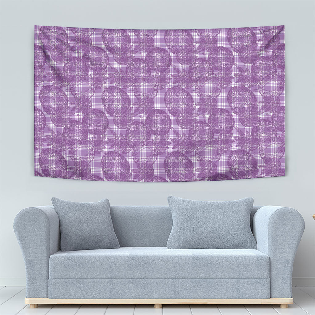Poni Hawaii Breadfruit Palaka Motifs Tapestry LT14 - Polynesian Pride