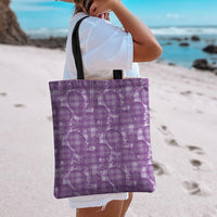 Poni Hawaii Breadfruit Palaka Motifs Tote Bag LT14 - Polynesian Pride