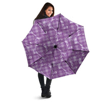 Poni Hawaii Breadfruit Palaka Motifs Umbrella LT14 - Polynesian Pride