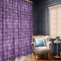 Poni Hawaii Breadfruit Palaka Motifs Window Curtain LT14 - Polynesian Pride