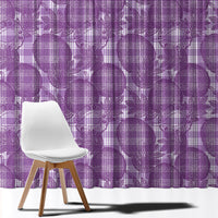 Poni Hawaii Breadfruit Palaka Motifs Window Curtain LT14 - Polynesian Pride