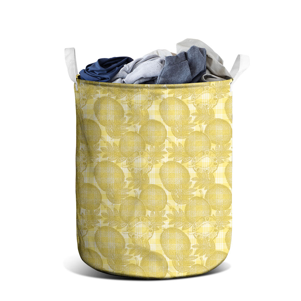 Melemele Hawaii Breadfruit Palaka Motifs Laundry Basket LT14 - Polynesian Pride