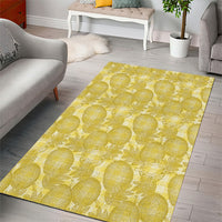 Melemele Hawaii Breadfruit Palaka Motifs Area Rug LT14 - Polynesian Pride