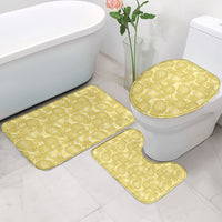 Melemele Hawaii Breadfruit Palaka Motifs Bathroom Set LT14 - Polynesian Pride