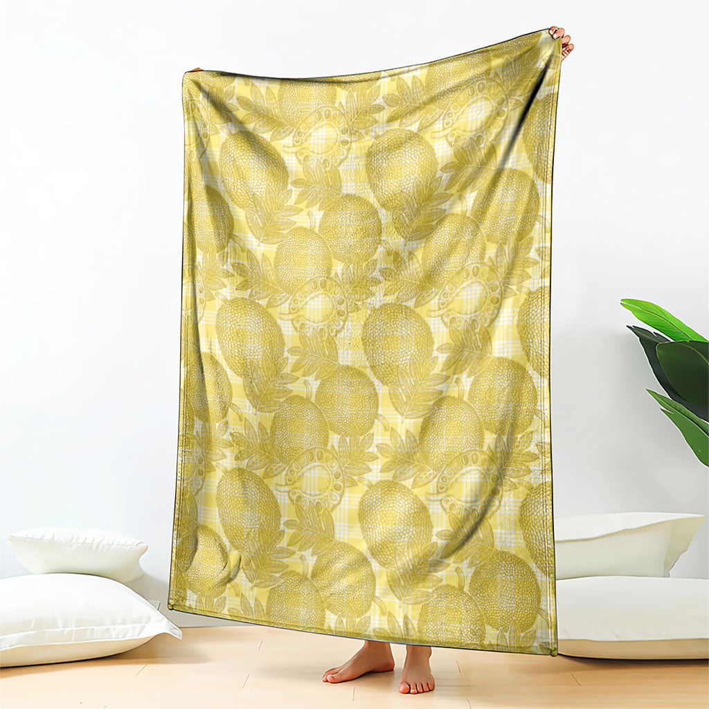 Melemele Hawaii Breadfruit Palaka Motifs Blanket LT14 - Polynesian Pride