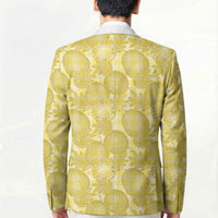 Melemele Hawaii Breadfruit Palaka Motifs Blazer LT14 - Polynesian Pride
