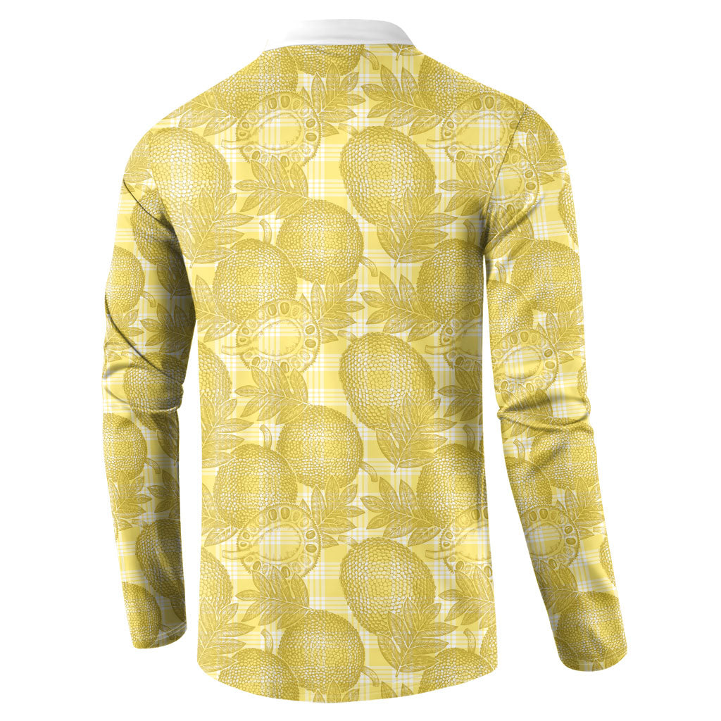 Melemele Hawaii Breadfruit Palaka Motifs Button Sweatshirt LT14 - Polynesian Pride