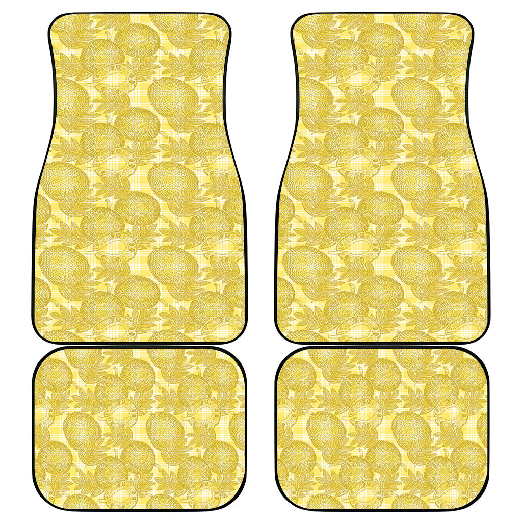 Melemele Hawaii Breadfruit Palaka Motifs Car Mats LT14 - Polynesian Pride
