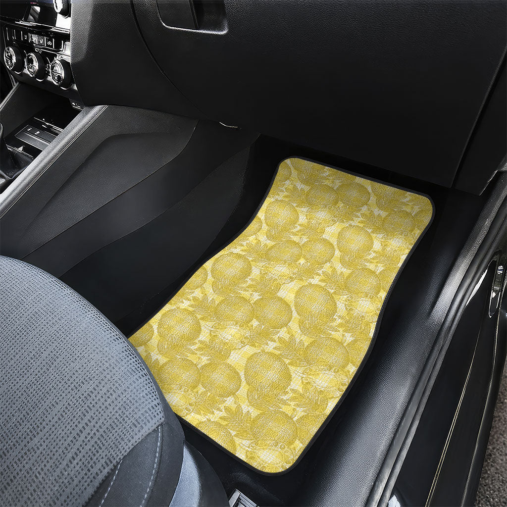 Melemele Hawaii Breadfruit Palaka Motifs Car Mats LT14 - Polynesian Pride