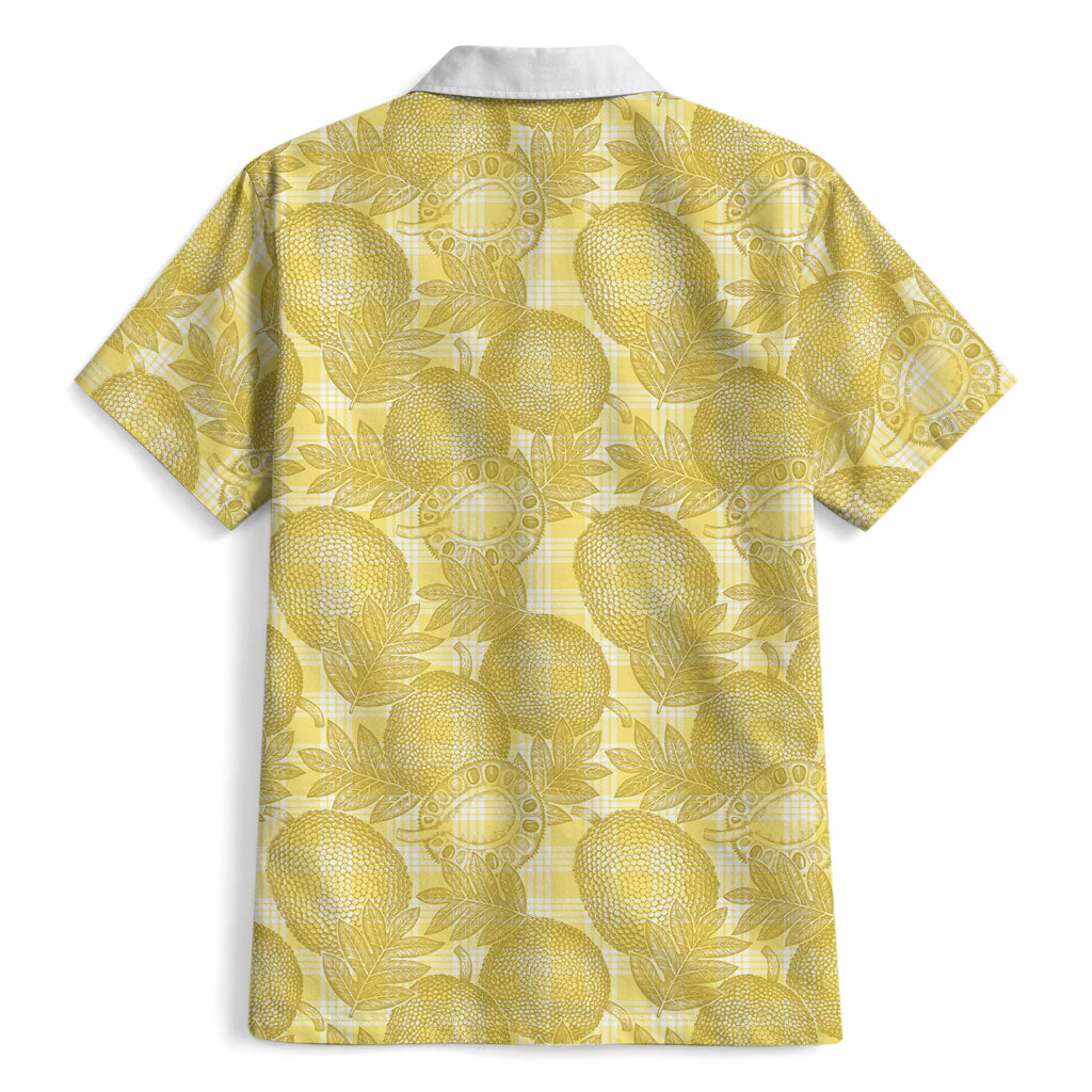 Melemele Hawaii Breadfruit Palaka Motifs Hawaiian Shirt LT14 - Polynesian Pride