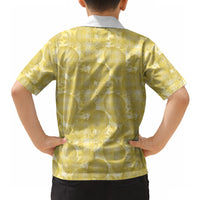 Melemele Hawaii Breadfruit Palaka Motifs Hawaiian Shirt LT14 - Polynesian Pride