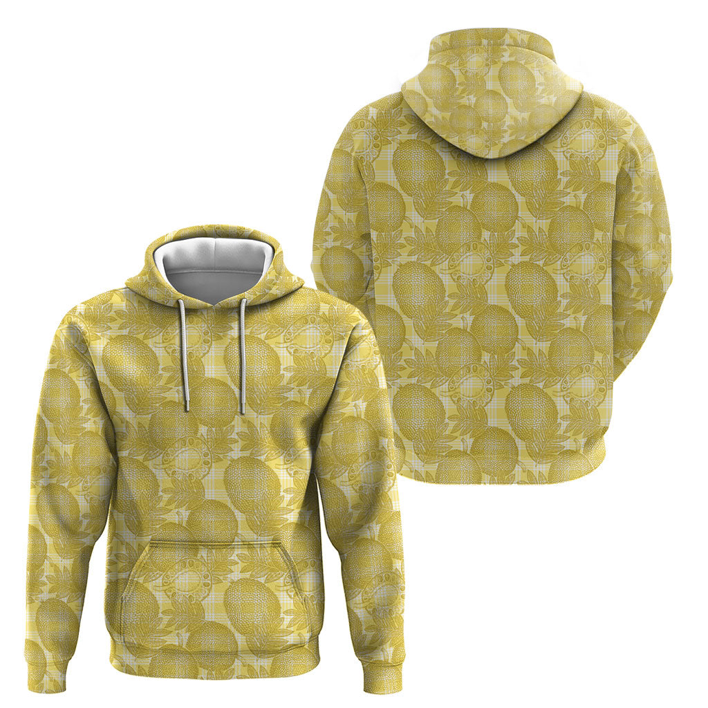 Melemele Hawaii Breadfruit Palaka Motifs Hoodie LT14 - Polynesian Pride