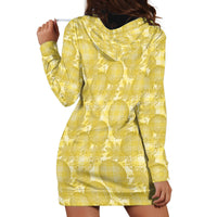 Melemele Hawaii Breadfruit Palaka Motifs Hoodie Dress LT14 - Polynesian Pride