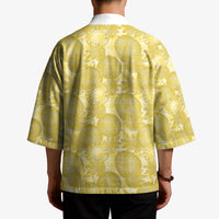 Melemele Hawaii Breadfruit Palaka Motifs Kimono LT14 - Polynesian Pride