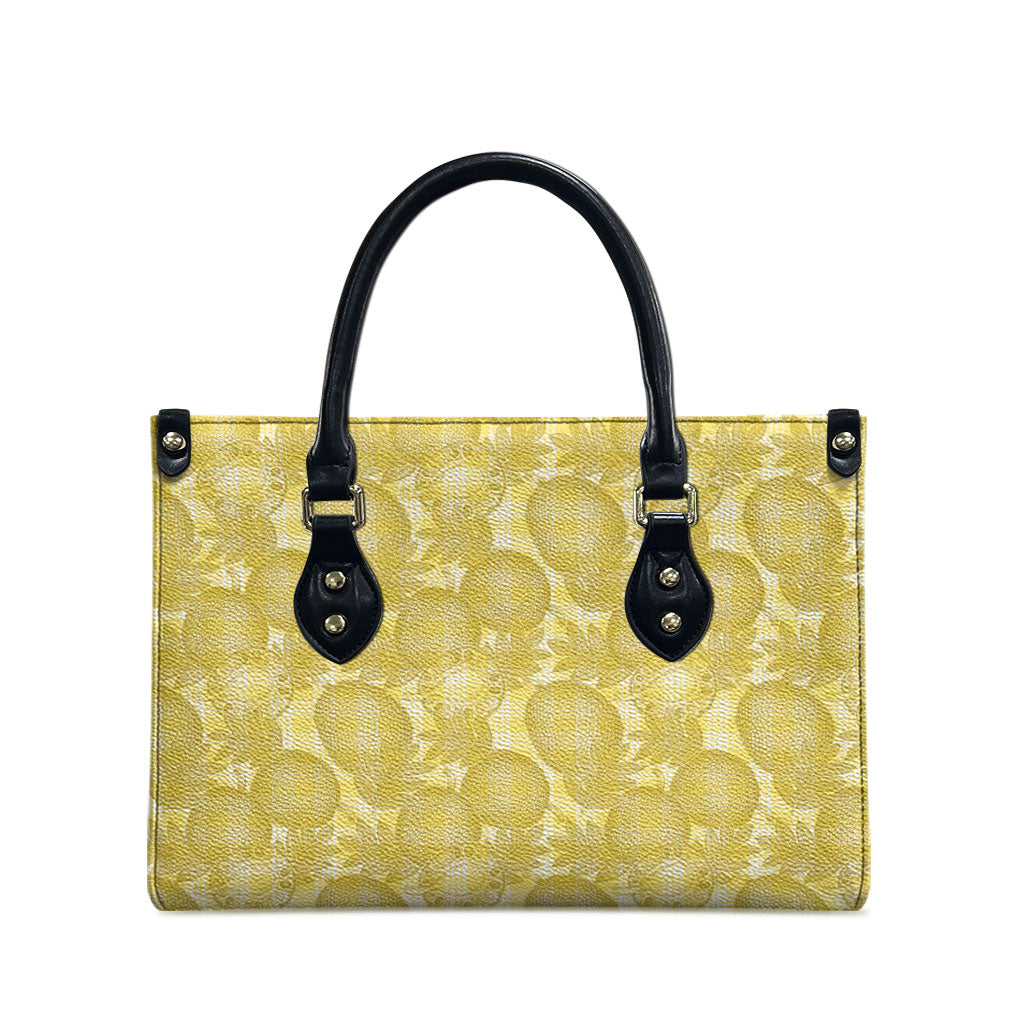 Melemele Hawaii Breadfruit Palaka Motifs Leather Bag LT14 - Polynesian Pride