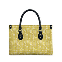 Melemele Hawaii Breadfruit Palaka Motifs Leather Bag LT14 - Polynesian Pride