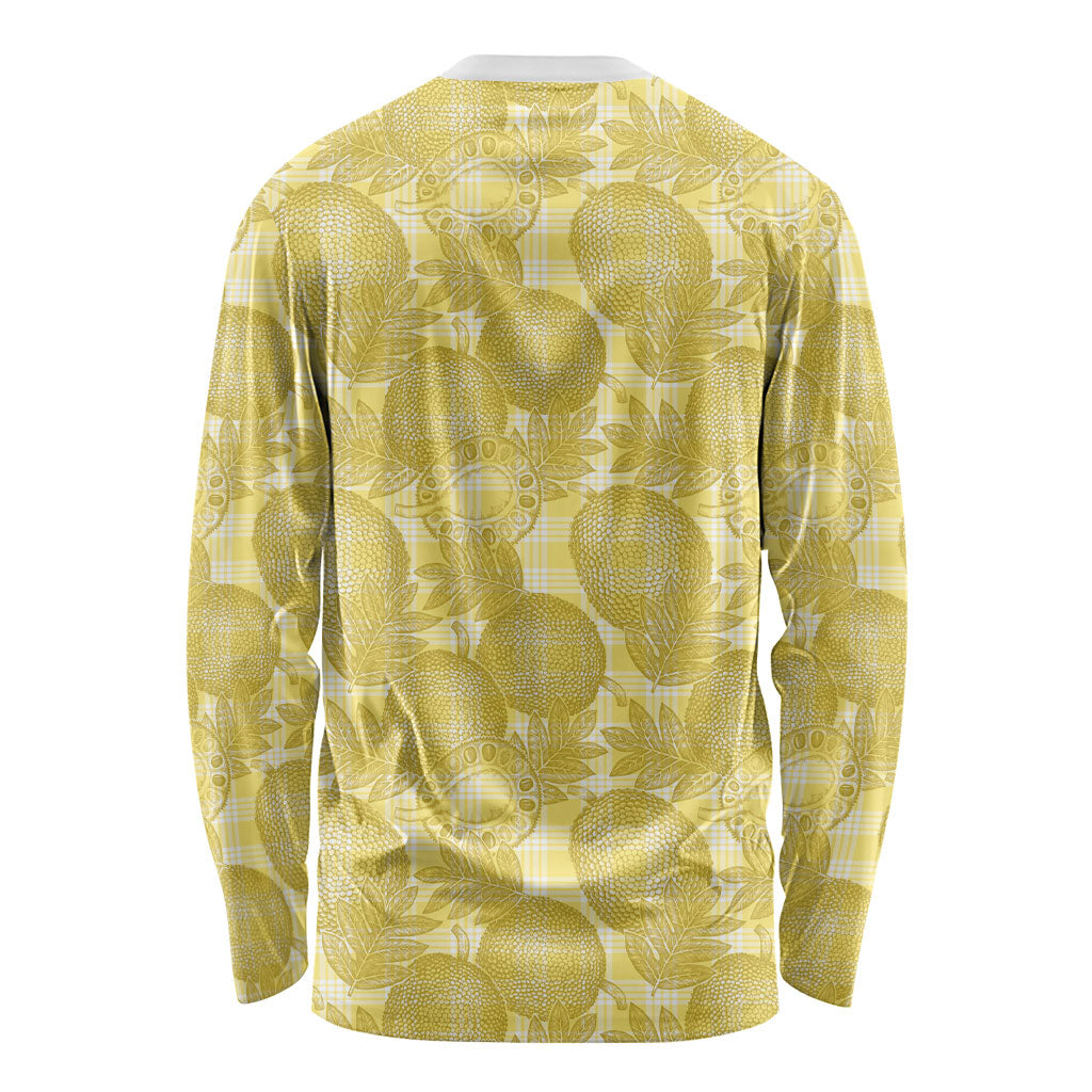 Melemele Hawaii Breadfruit Palaka Motifs Long Sleeve Shirt LT14 - Polynesian Pride