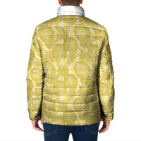 Melemele Hawaii Breadfruit Palaka Motifs Padded Jacket LT14 - Polynesian Pride