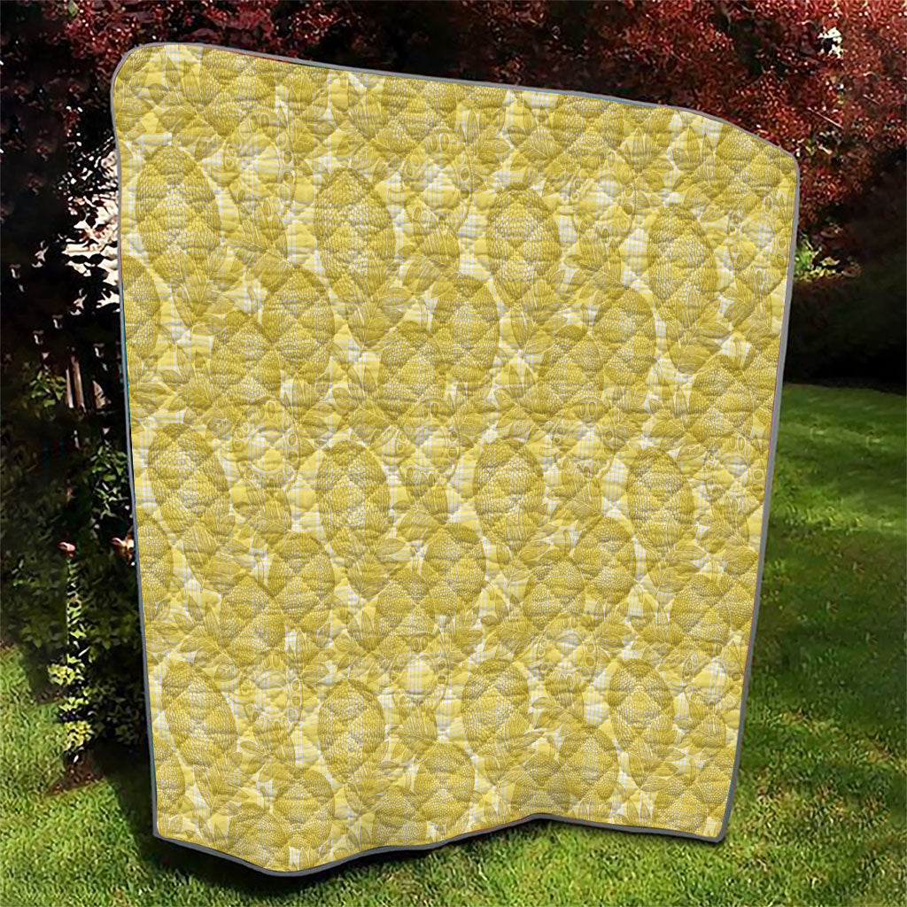 Melemele Hawaii Breadfruit Palaka Motifs Quilt LT14 - Polynesian Pride
