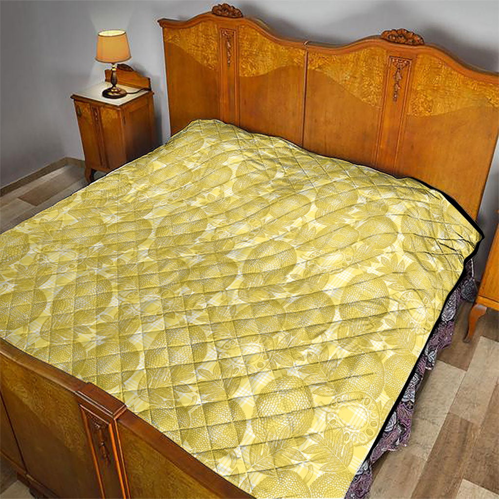 Melemele Hawaii Breadfruit Palaka Motifs Quilt LT14 - Polynesian Pride