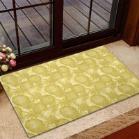 Melemele Hawaii Breadfruit Palaka Motifs Rubber Doormat LT14 - Polynesian Pride