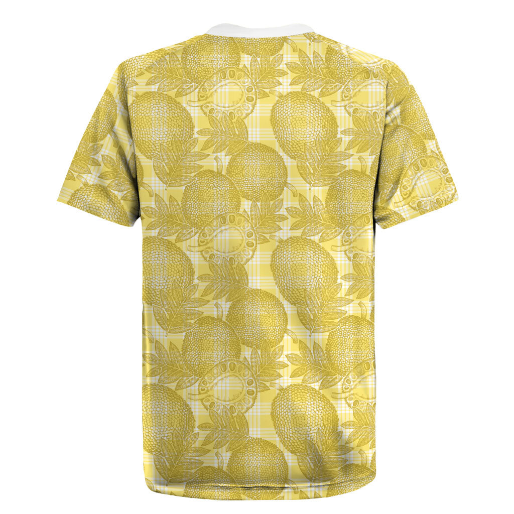 Melemele Hawaii Breadfruit Palaka Motifs Rugby Jersey LT14 - Polynesian Pride