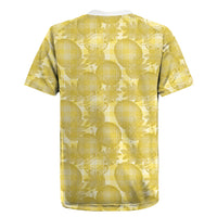Melemele Hawaii Breadfruit Palaka Motifs Rugby Jersey LT14 - Polynesian Pride