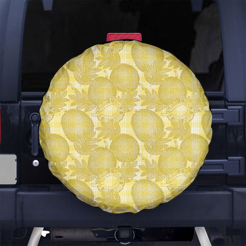Melemele Hawaii Breadfruit Palaka Motifs Spare Tire Cover