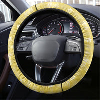 Melemele Hawaii Breadfruit Palaka Motifs Steering Wheel Cover LT14 - Polynesian Pride