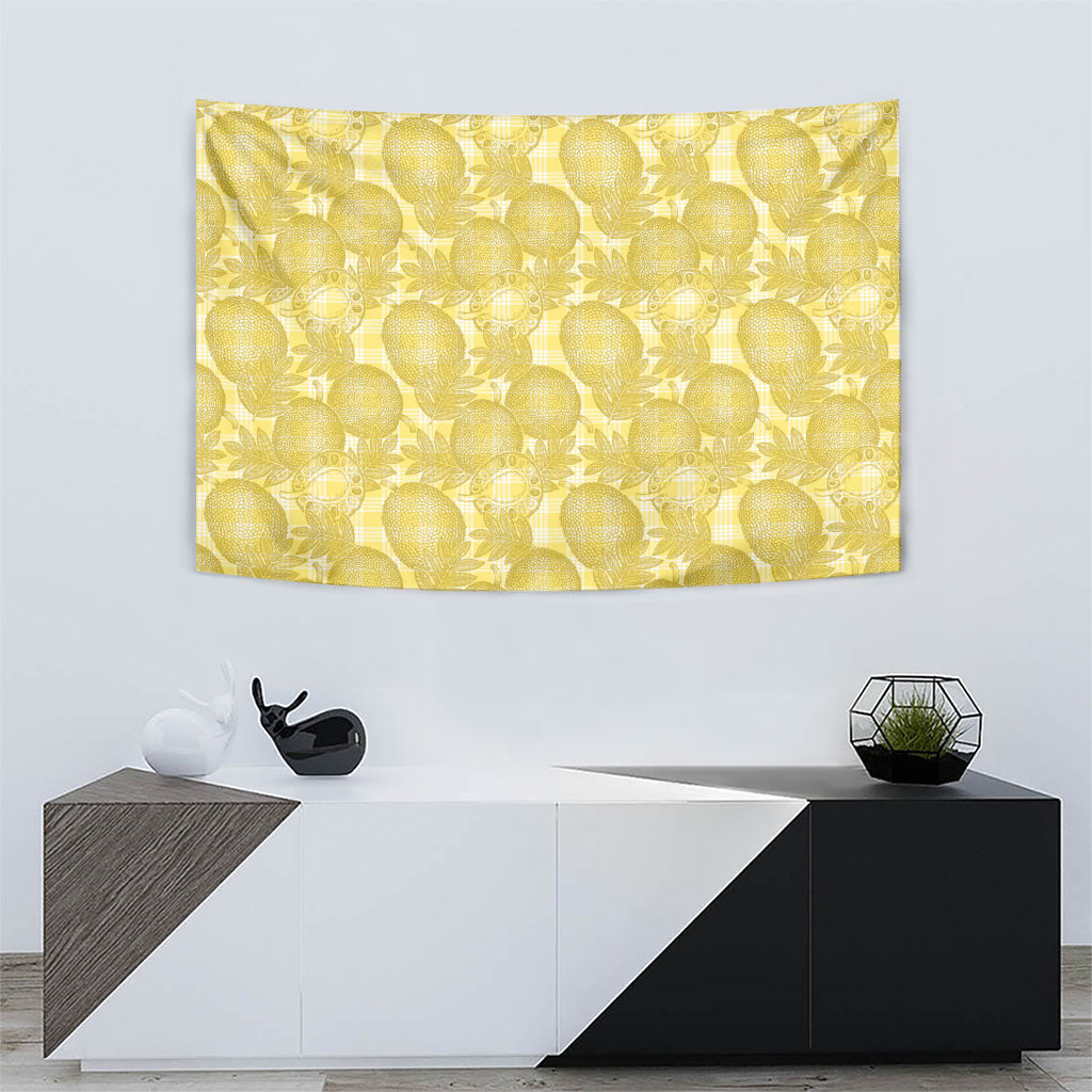 Melemele Hawaii Breadfruit Palaka Motifs Tapestry LT14 - Polynesian Pride