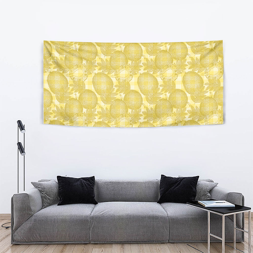 Melemele Hawaii Breadfruit Palaka Motifs Tapestry LT14 - Polynesian Pride