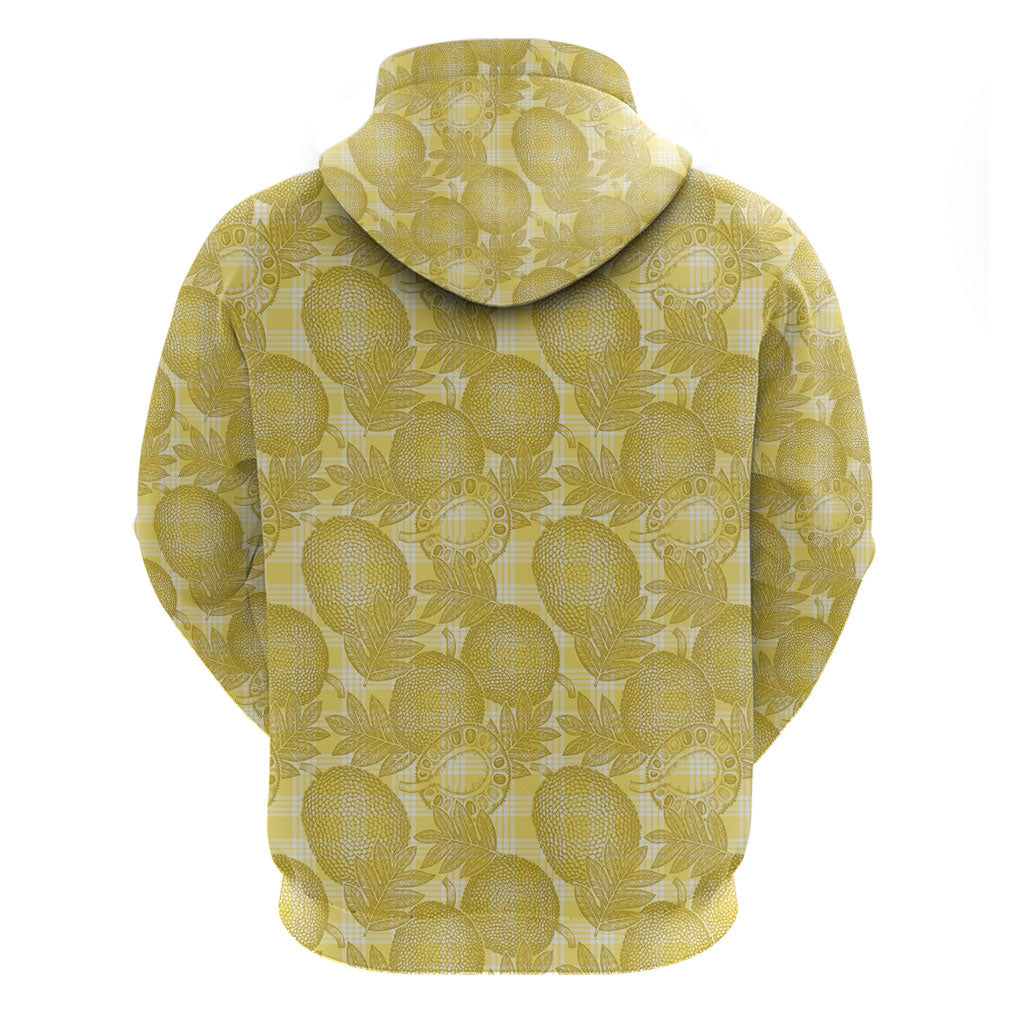 Melemele Hawaii Breadfruit Palaka Motifs Zip Hoodie LT14 - Polynesian Pride