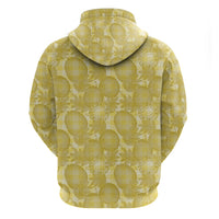 Melemele Hawaii Breadfruit Palaka Motifs Zip Hoodie LT14 - Polynesian Pride