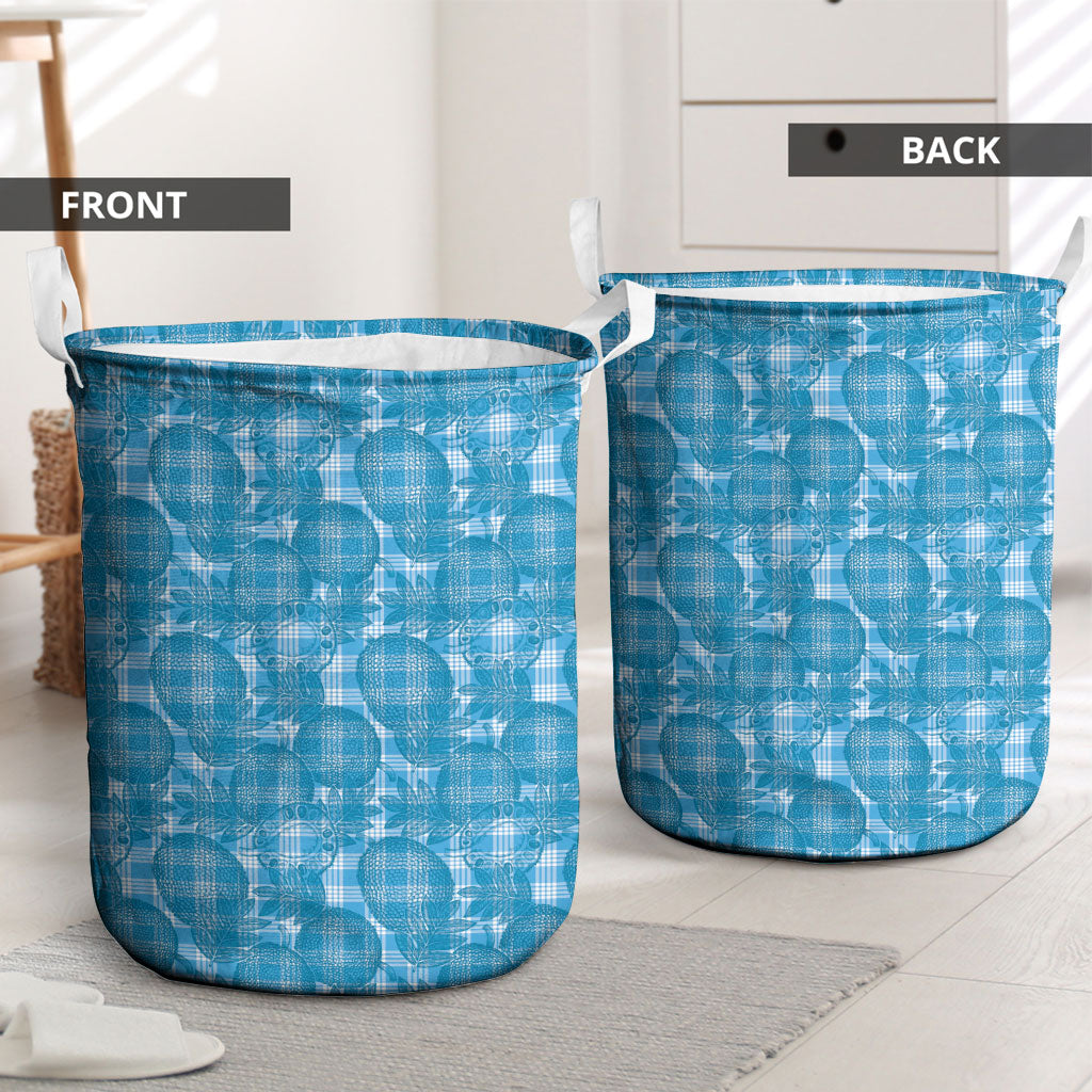 Polu Hawaii Breadfruit Palaka Motifs Laundry Basket LT14 - Polynesian Pride