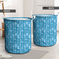 Polu Hawaii Breadfruit Palaka Motifs Laundry Basket LT14 - Polynesian Pride