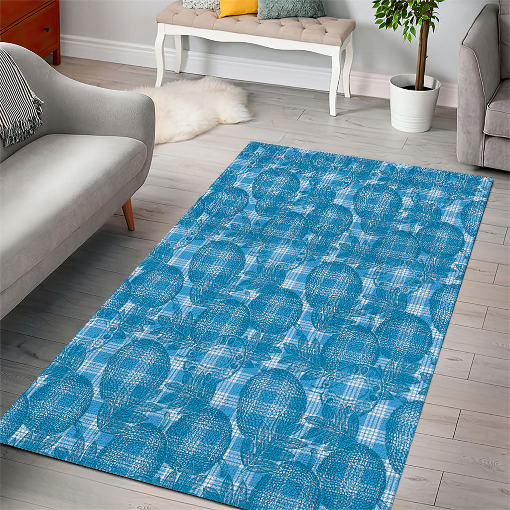 Polu Hawaii Breadfruit Palaka Motifs Area Rug LT14 - Polynesian Pride