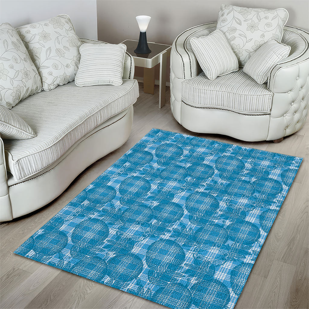 Polu Hawaii Breadfruit Palaka Motifs Area Rug LT14 - Polynesian Pride