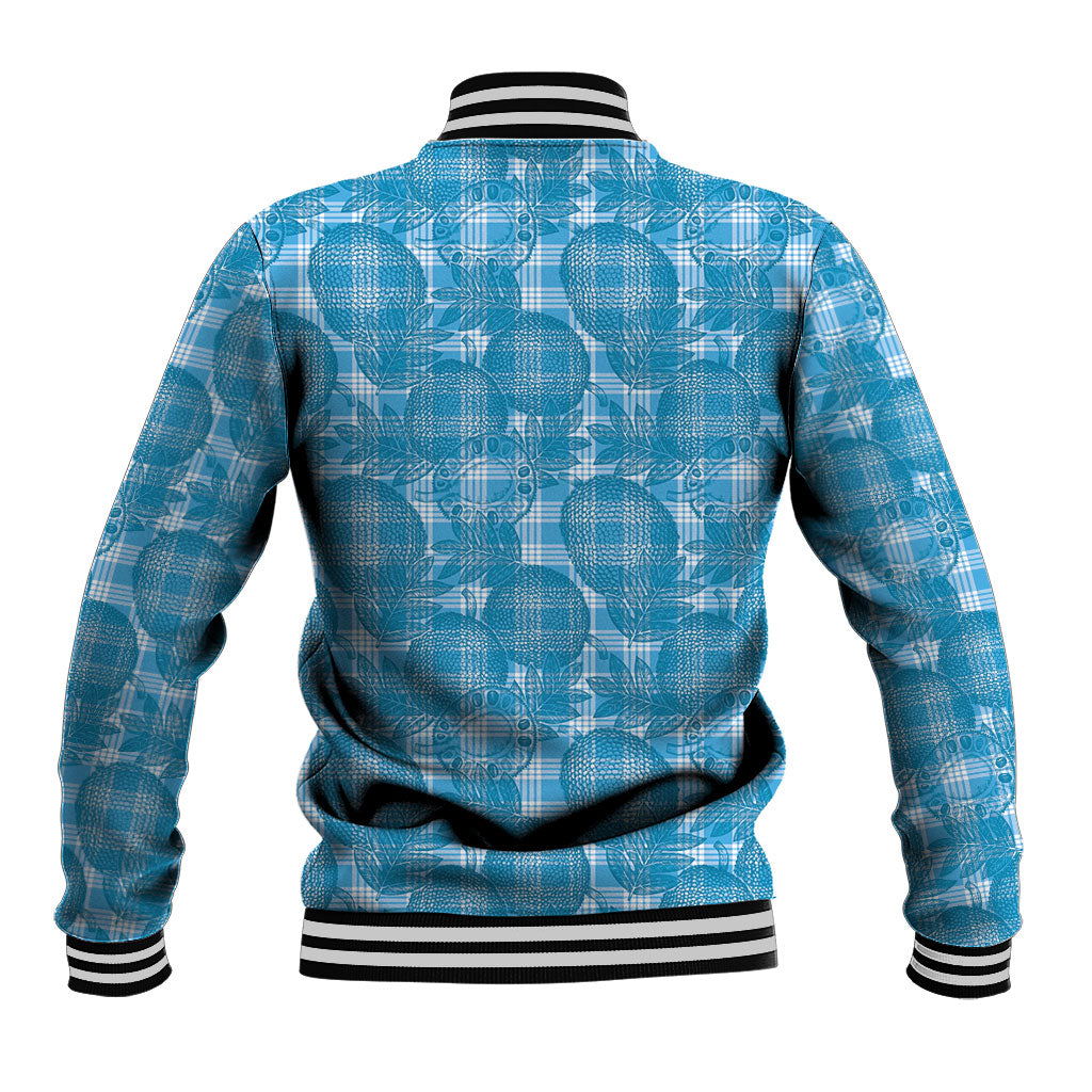 Polu Hawaii Breadfruit Palaka Motifs Baseball Jacket LT14 - Polynesian Pride